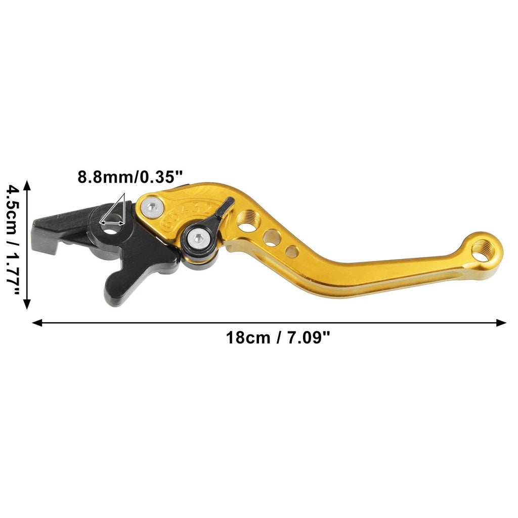 Brake Clutch Levers for Honda CBR300R (2016–2019) 1 Pair Gold Aluminum Alloy