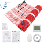 Electric Radiant Floor Heating Mat Kit for Tile (30 Sqft, 120V)