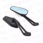 Rearview Mirrors for Universal Motorcycles (8mm 10mm) - Black