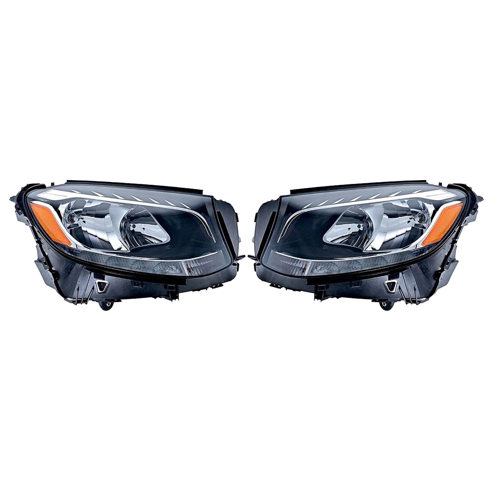 Hella Hybrid Headlight Set for Mercedes-Benz GLC250 GLC300e GLC43 AMG (2016–2023)