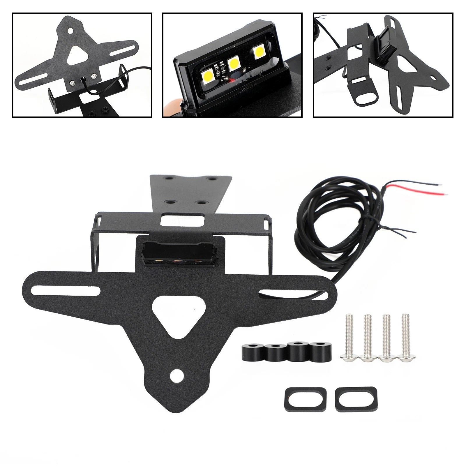 License Plate Holder Frame Bracket for Honda CBR500R (2019–2021)