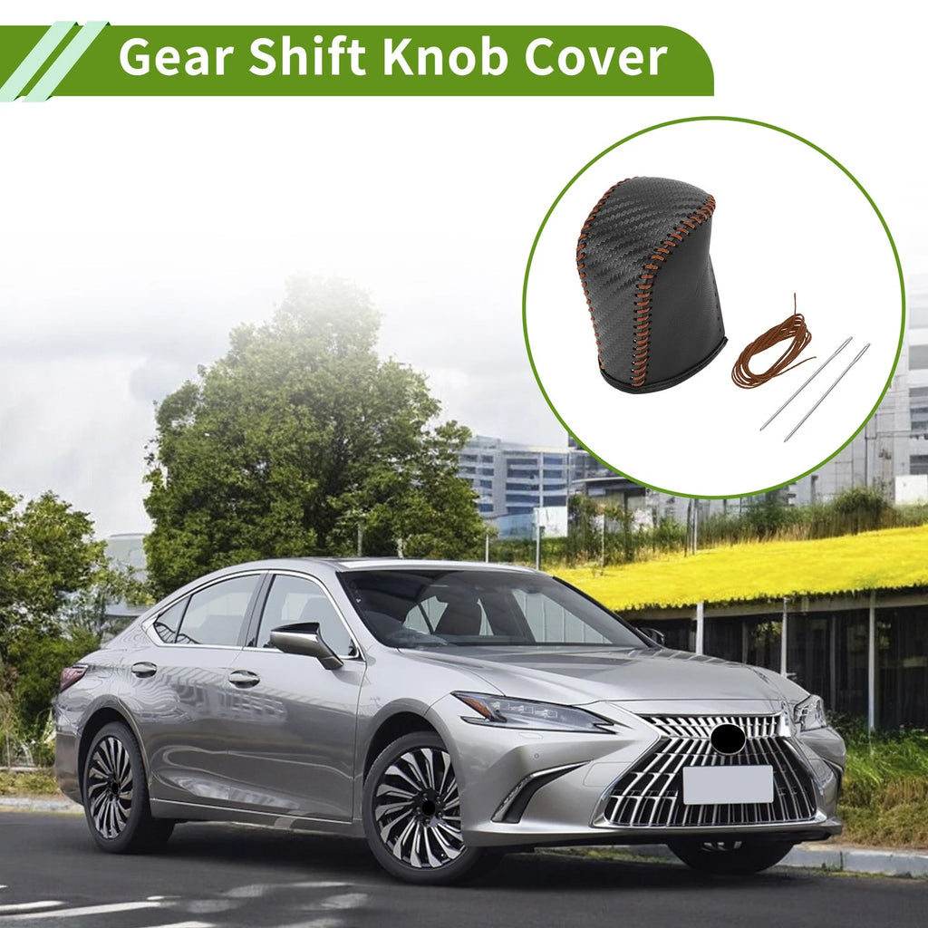 Gear Shift Knob Cover for Lexus NX300 (2014–2021) Black Carbon Fiber