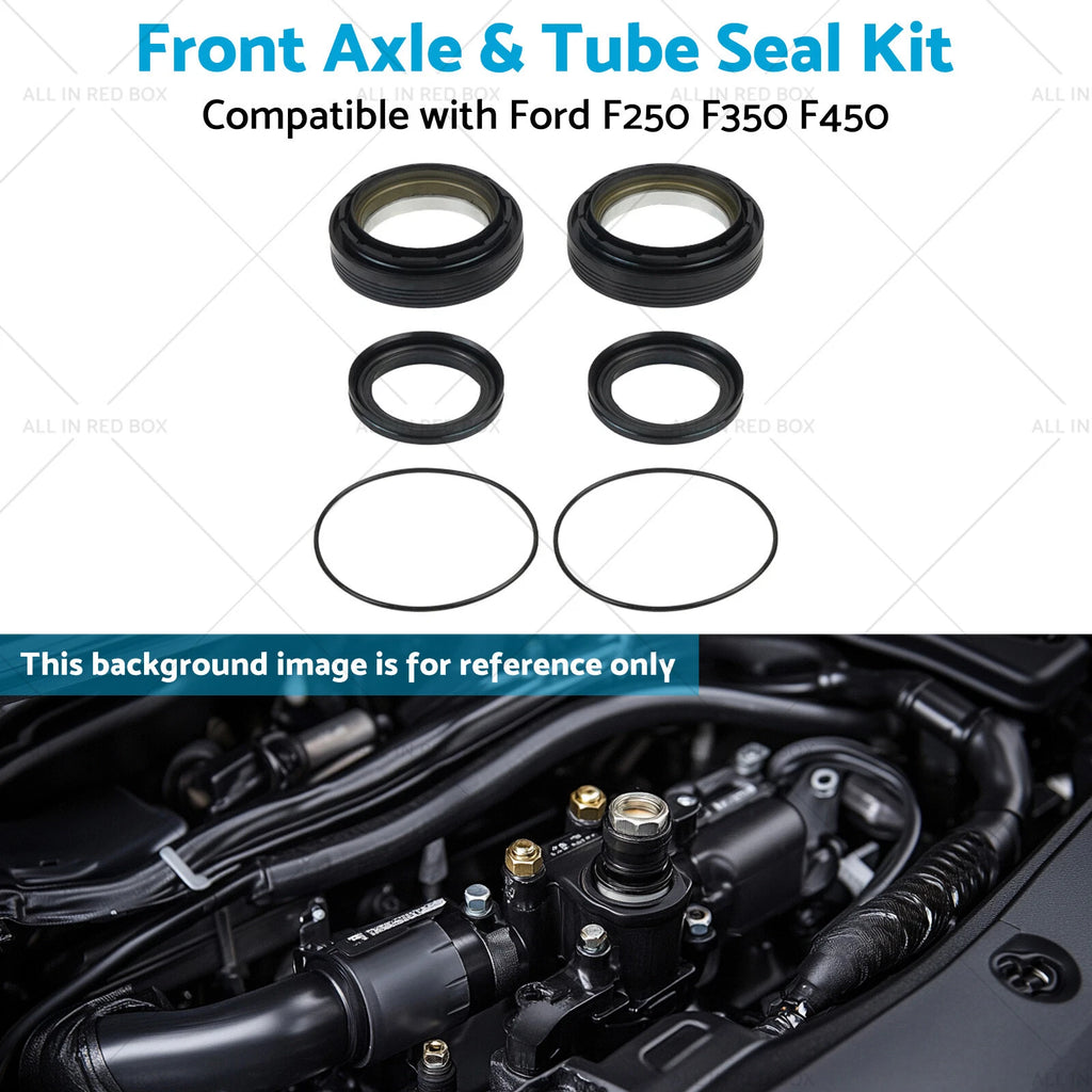 Front Axle & Tube Seal Kit for Ford F250 F350 F450 (1998–2004) 50491 50381