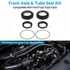 Front Axle & Tube Seal Kit for Ford F250 F350 F450 (1998–2004) 50491 50381