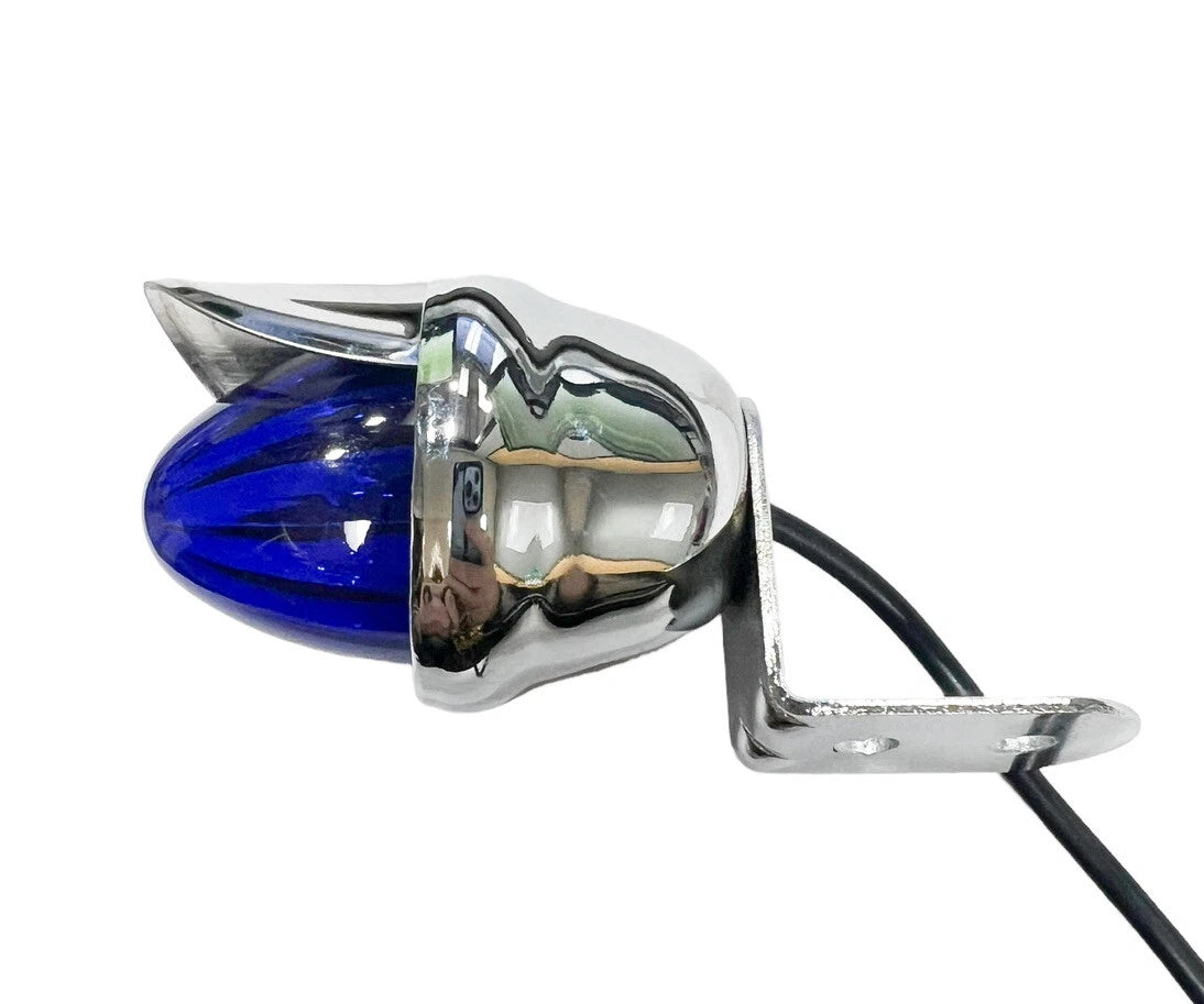 Incandescent Mini Auxiliary Light Blue Watermelon Lens with Visor for Universal (2000–2025)