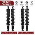 Set of 2 Front & Rear Shock Absorbers for Honda Foreman 500 TRX500FE/FM (2005–2011)