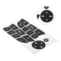 Button Sticker for Renault Clio (2009–2011) - Black Car Decal