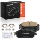 Set of 4 Front Ceramic Brake Pads with Hardware for Nissan Sentra (2020–2024)