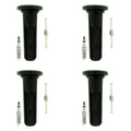 Set of 4 NGK Iridium IX Spark Plugs & Coil Boots for Canyon Colorado (2004–2012)