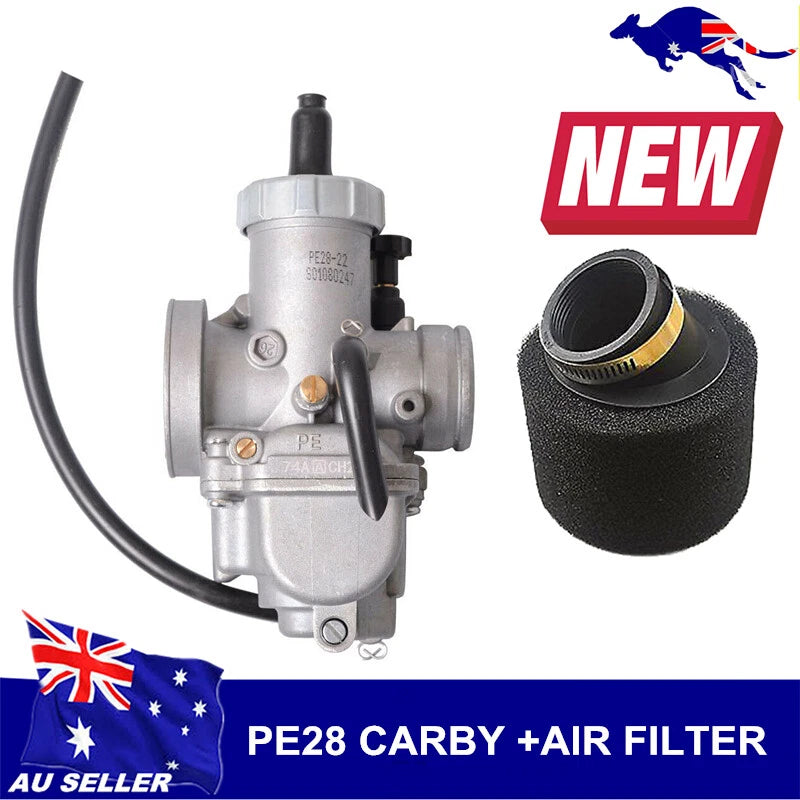 28mm Carburetor Air Filter for 200cc 250cc Pit Dirt Bike ATV (2000–2023)