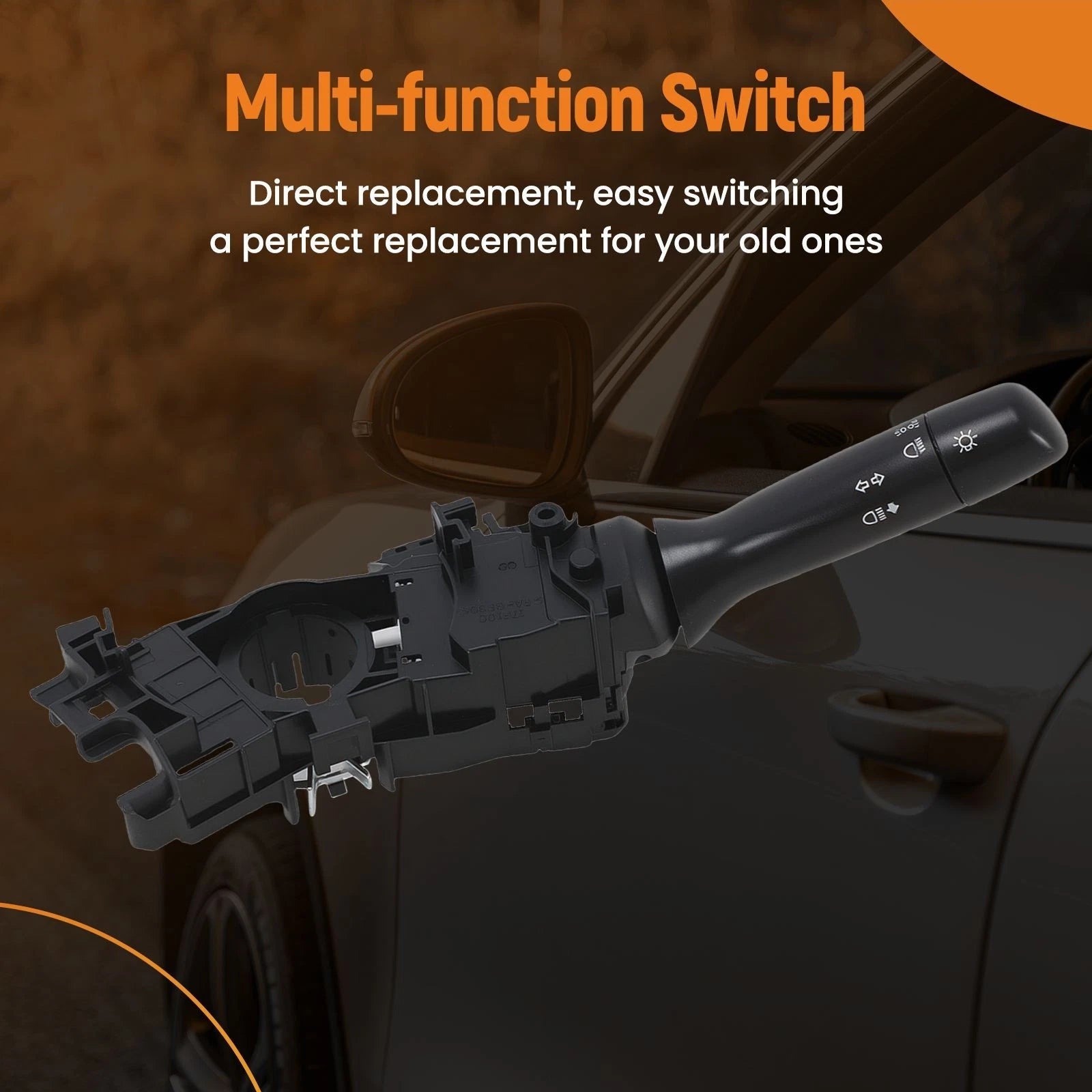 Turn Signal Control Switch for Toyota Tacoma (2005-2013) Black