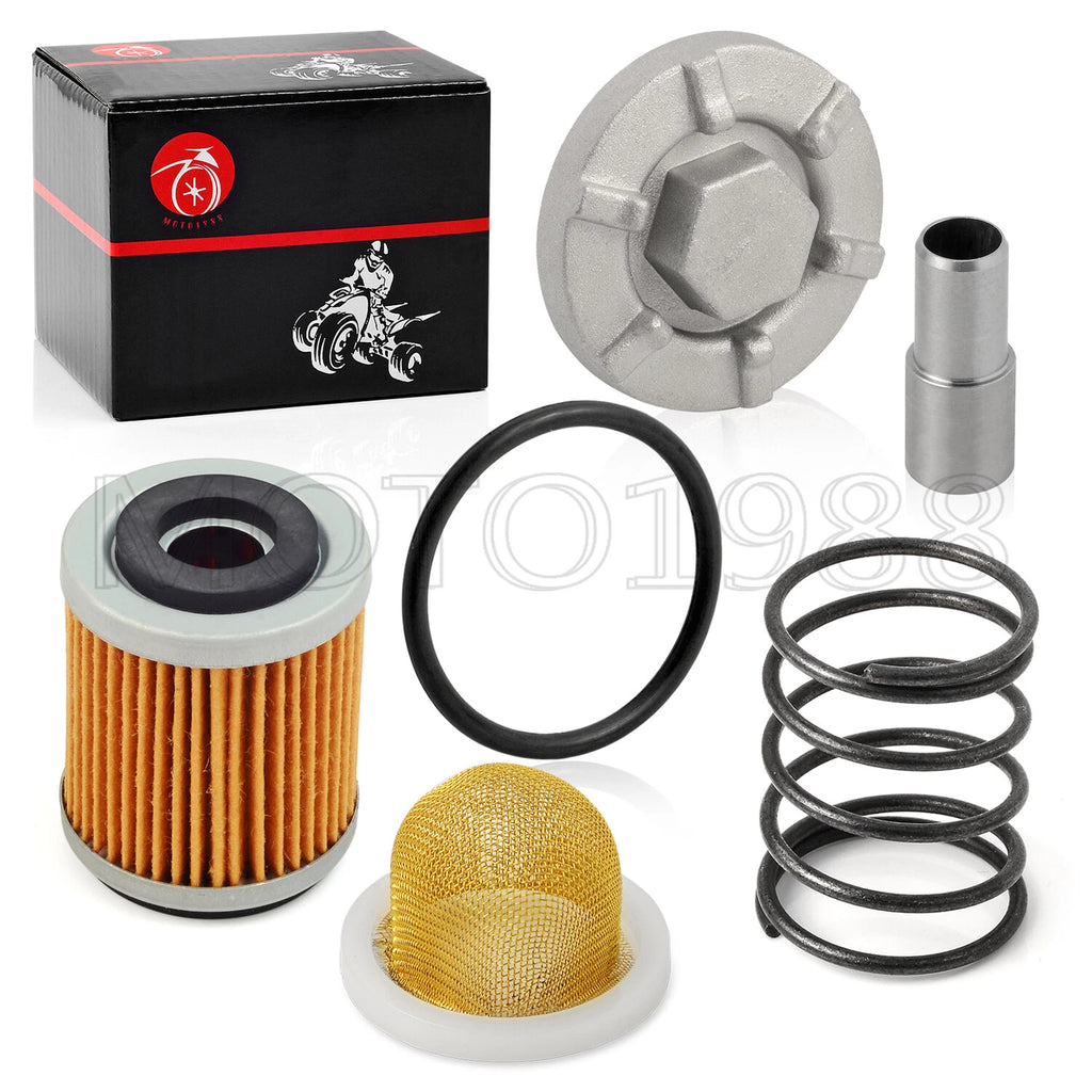 Oil Drain Plug and Filter Strainer O-Ring for Yamaha Wolverine 350 (1995-2004)