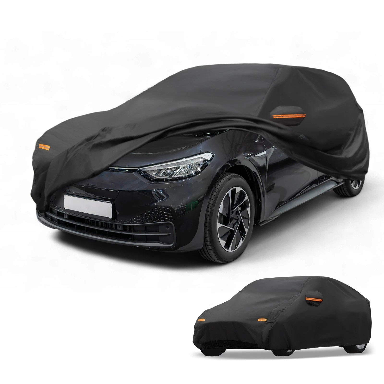 Waterproof Car Cover for Volkswagen ID.3 (2021–2024) Black 210D-PU