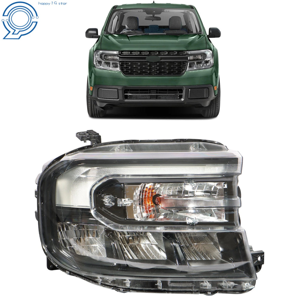 Full LED Headlight for Ford Maverick (2022–2024) Black with LED DRL Right Side