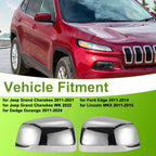 2X Side Mirror Cover Caps for Jeep Grand Cherokee (2011–2021)