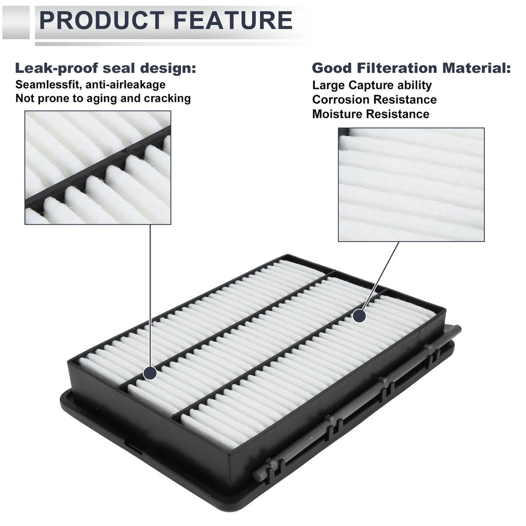 Car Air Filter No.C28040 for Hyundai Tucson TL TLE (2015–2020) 1 Pc