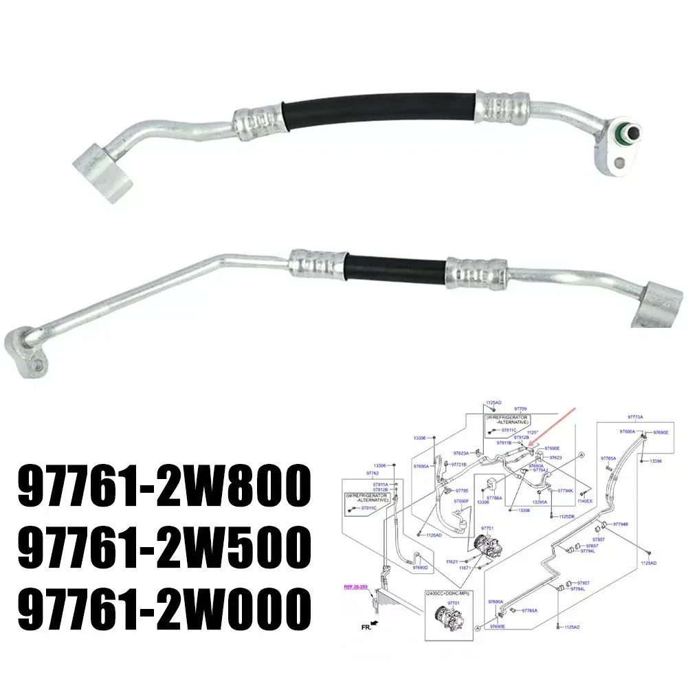 AC Pipe Tube Silver for Hyundai Santa Fe Sport (2013���2018)