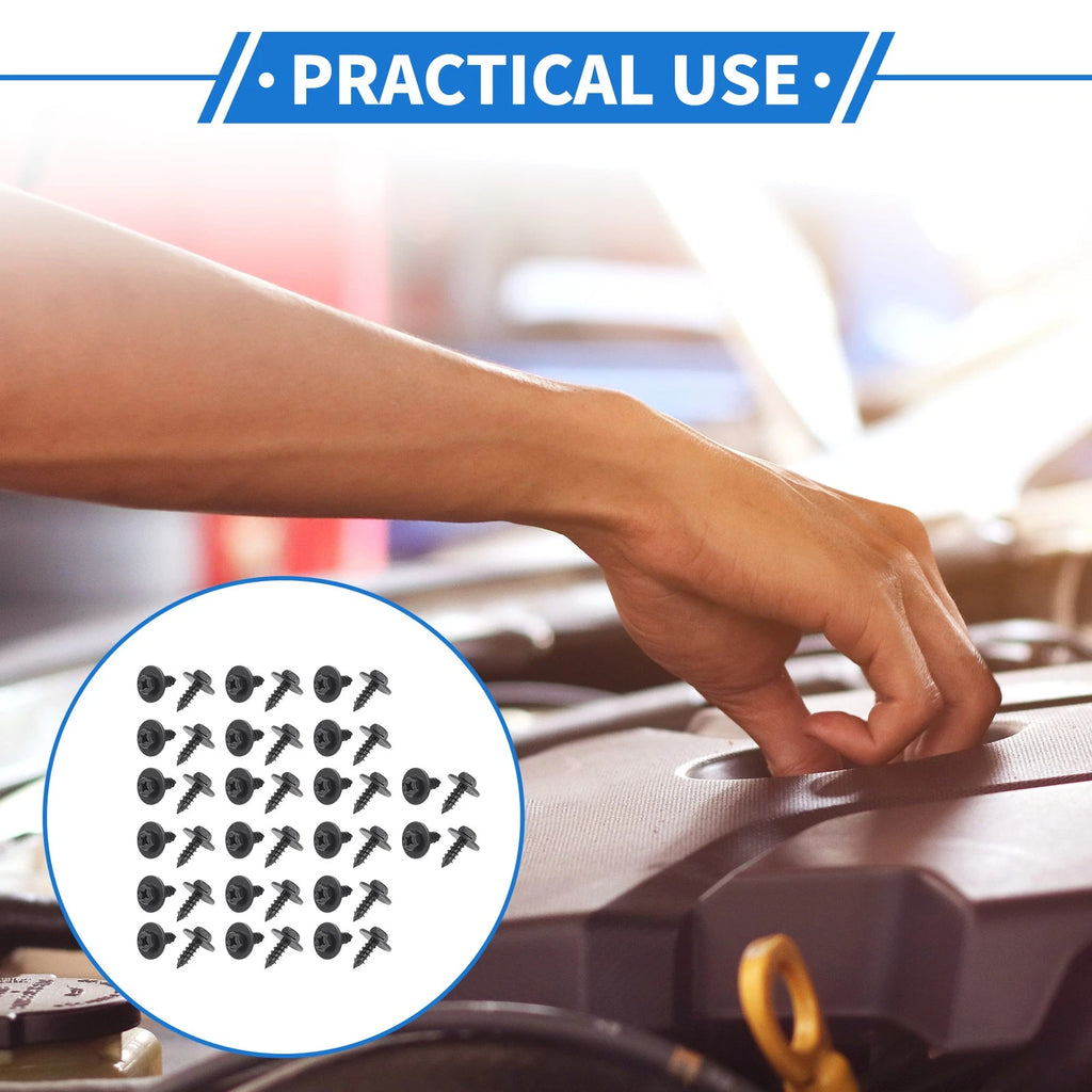 40 Pcs Fender Liner Splash Shield Bumper Cover Screw for Toyota Avalon (1995–2023)