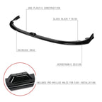 3Pc Front Bumper Lip Splitter Diffuser for Subaru WRX STI (2008–2010)