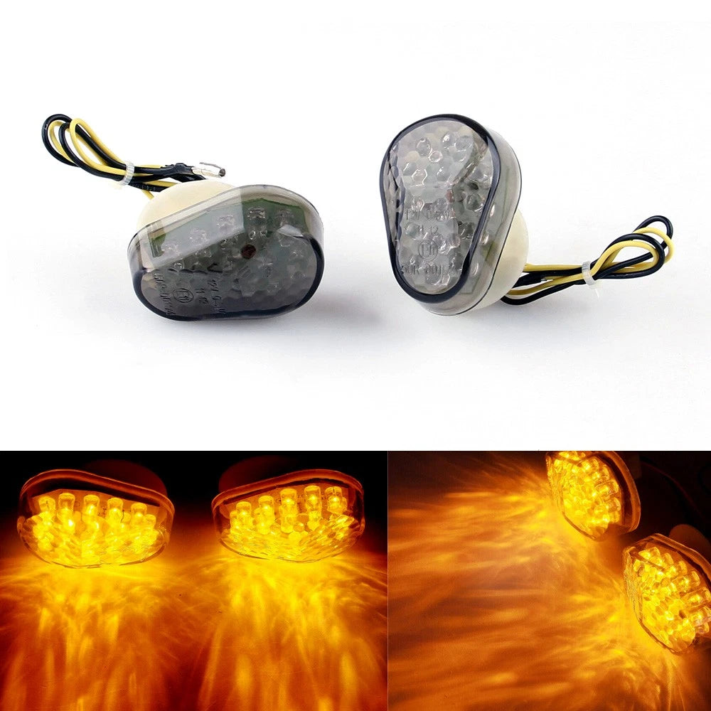 LED Turn Signals for Kawasaki ZX6R (1998–2013), ZX10R (2004–2013), ZX7R, ZX9R, ZX12R, ZZR600