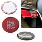 Red Engine Start Button Cap Cover for Alfa Romeo Giulia Stelvio (2017-2023)