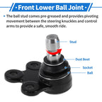 2 Pcs Front Lower Ball Joints for Buick Encore (2013–2022) No.K500317/95907943