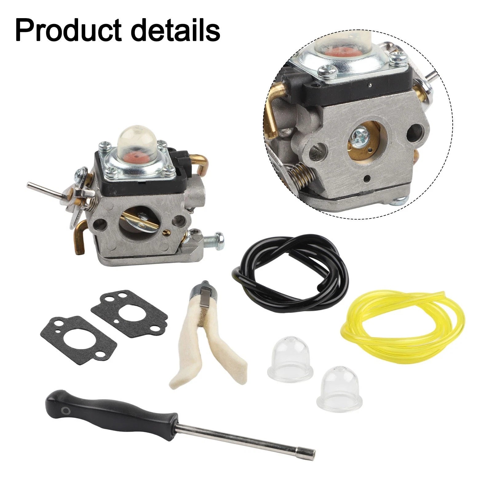 Carburetor with Maintenance Kit for 122C 122LD 122LDx Trimmers