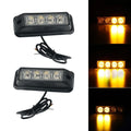 LED Car Light Flash Light Strobe Orange Amber DC 12V for Car
