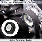 Drive Belt Idler Pulley for Ford Ranger (2011–2017) No.532090910/BK3Q6C344BA