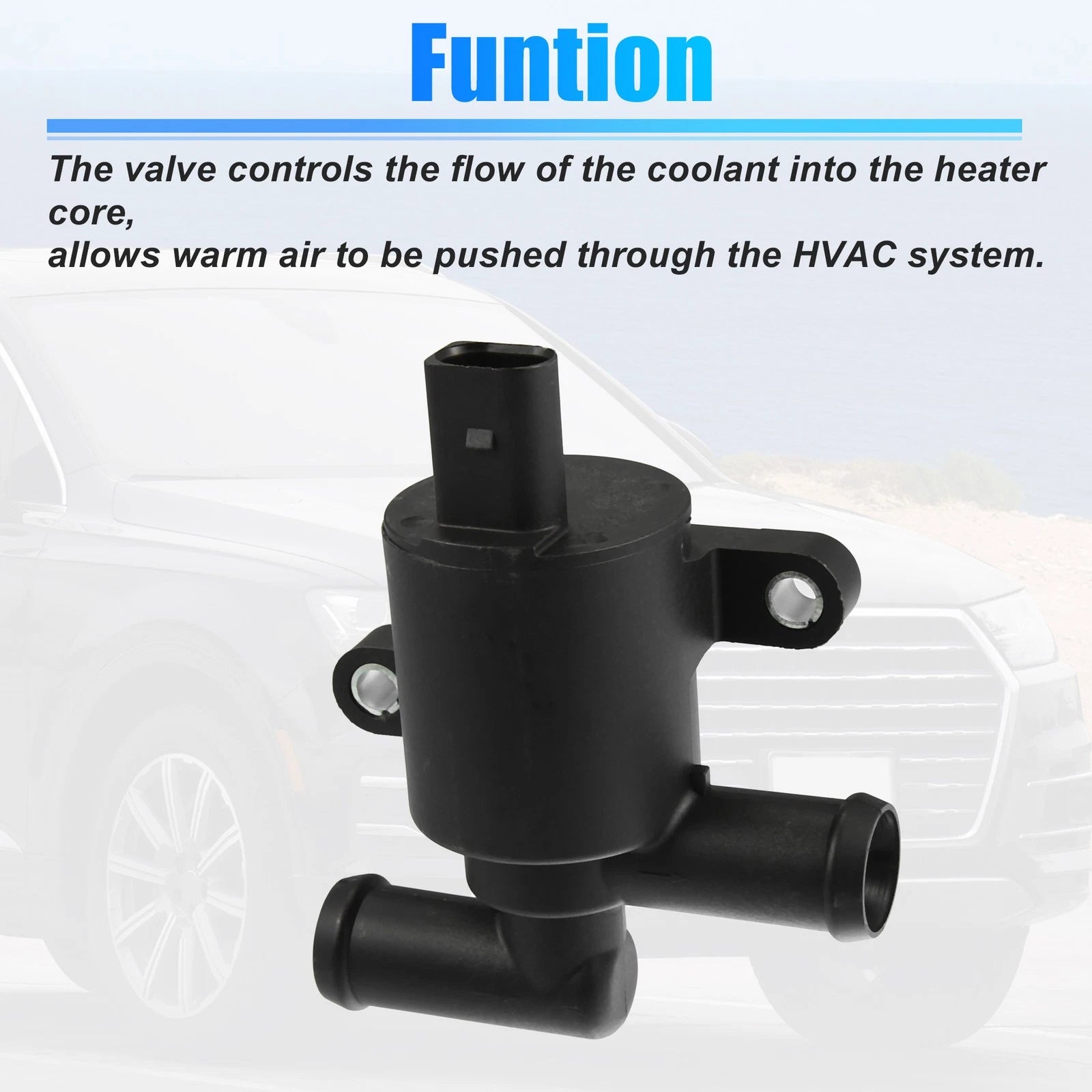 4H0121671D Engine Heater Control Valve Solenoid for Audi Q7 (2011–2016)