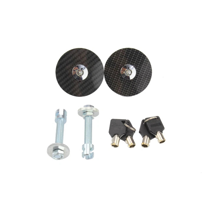 Carbon Fiber Hood Latch Pin Locking Kit for Universal (All Years)