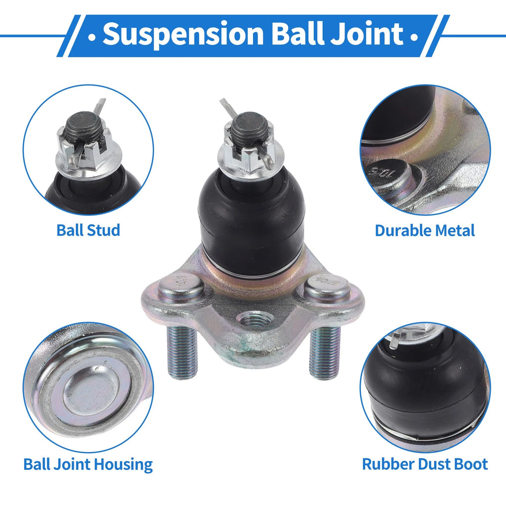 2X Front Lower Ball Joints for Toyota Corolla (1996–2002) K90309/4333009070