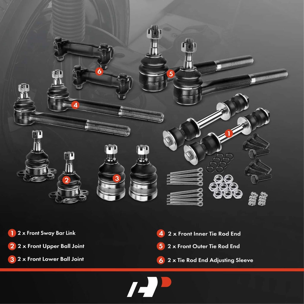 Set of 12 Front Sway Bar Links for Chevy Tahoe GMC Yukon (1995–2000)