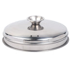Comfort Handle Stainless Steel Lid for Steaming Dumplings and Buns