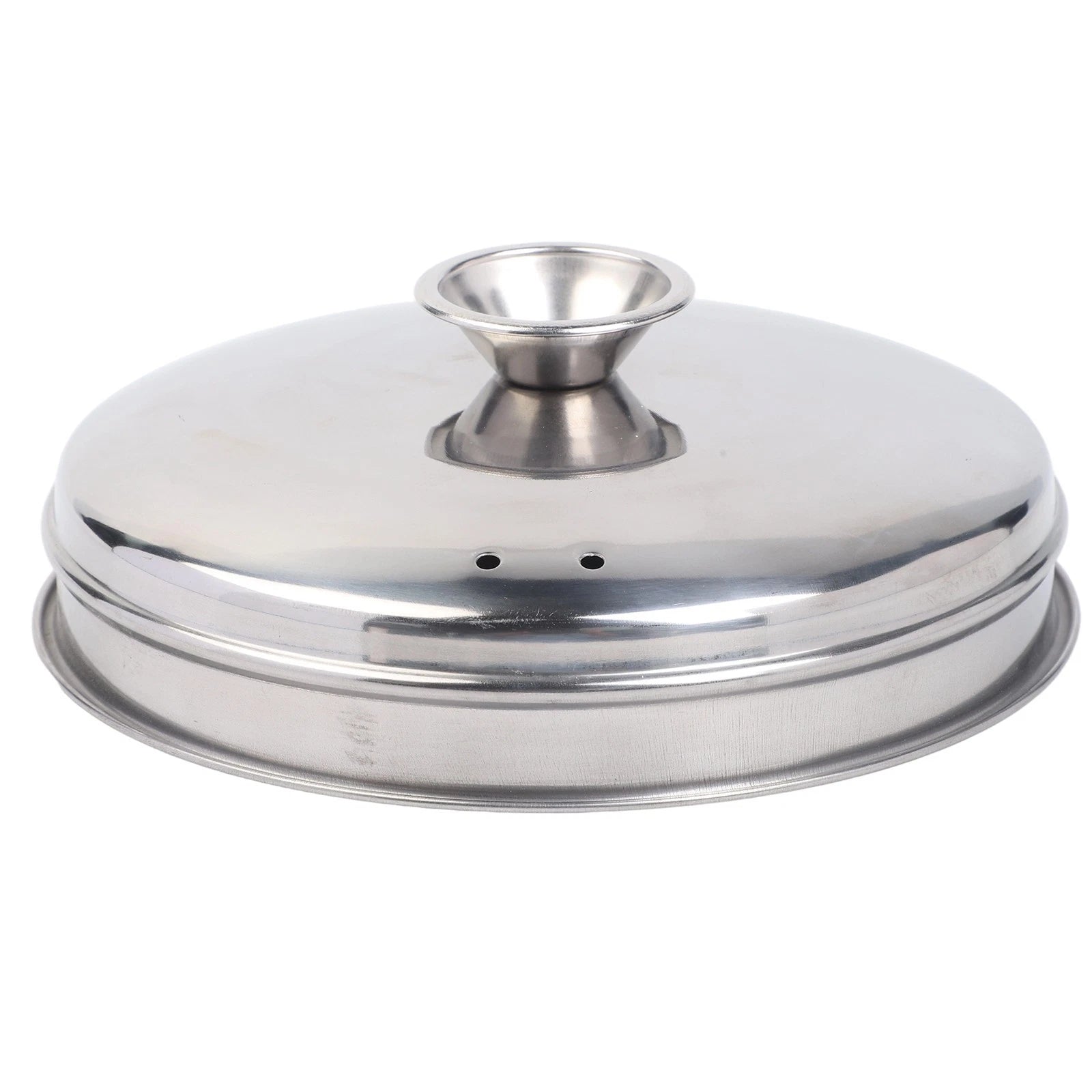 Comfort Handle Stainless Steel Lid for Steaming Dumplings and Buns