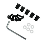 Screw Kit CNC Bolt Windshield Accessory Aluminum Black