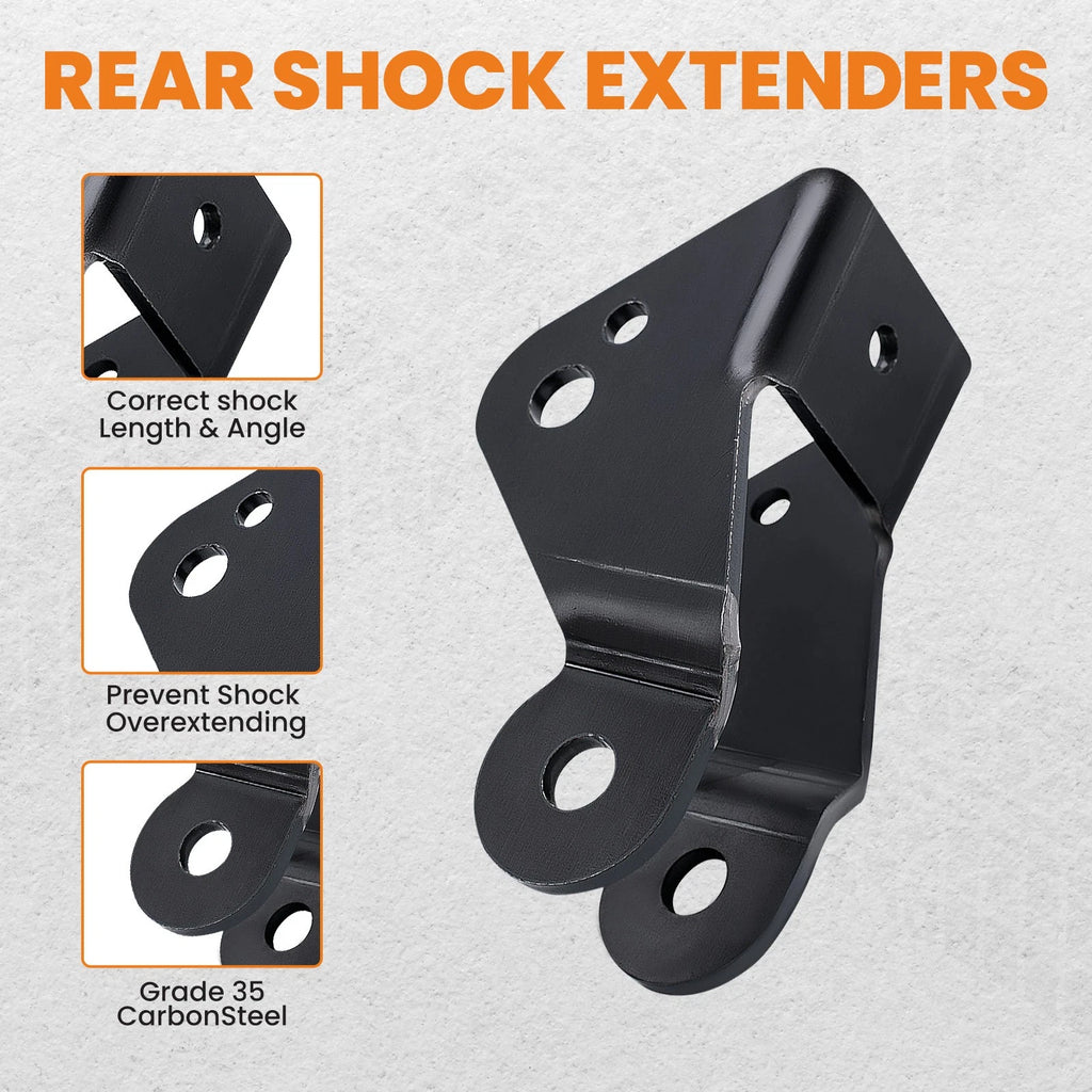 Lowering Kit Rear Drop Shock Extensions for GMC C1500 (1988–1998) 3''-5''