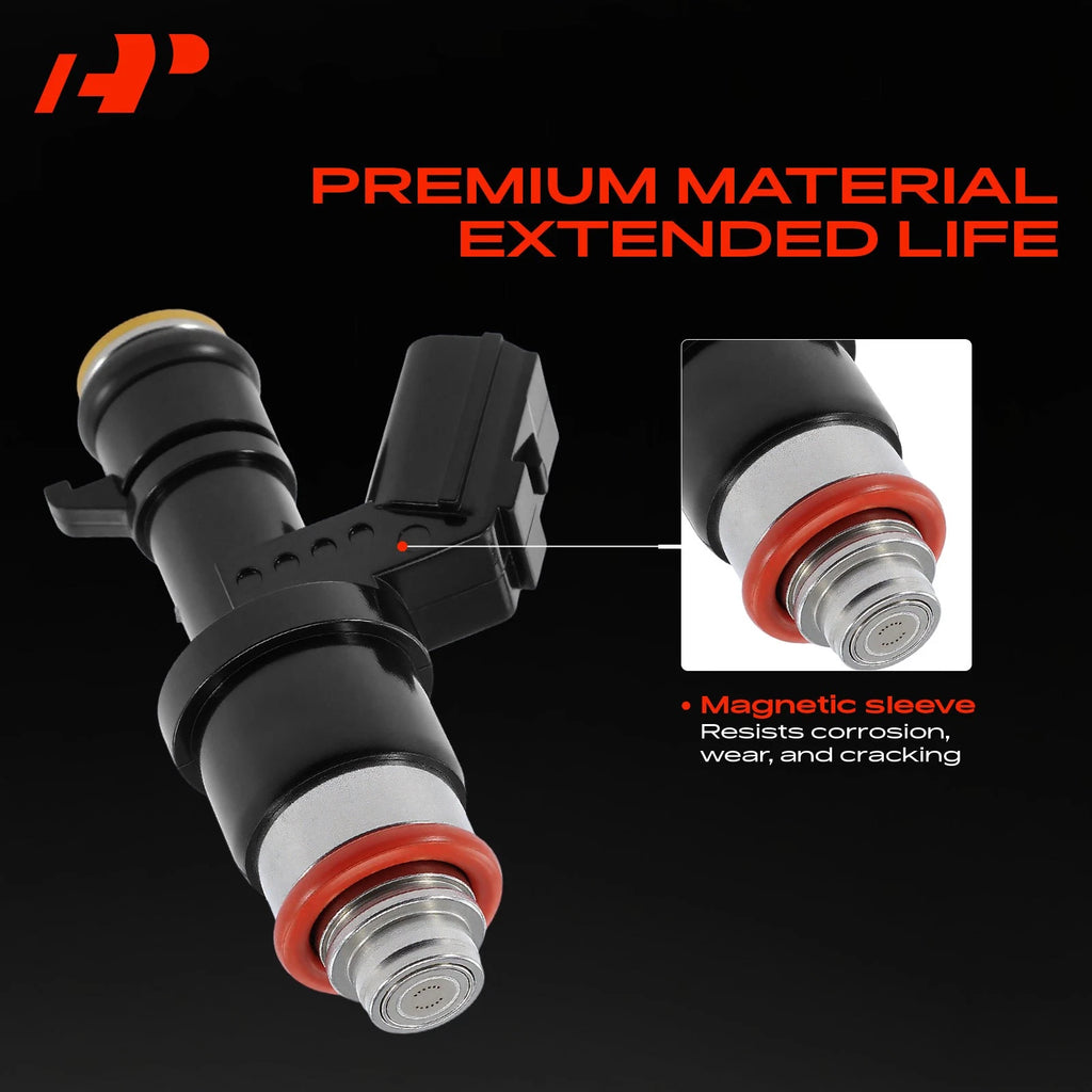 Set of 4 Fuel Injectors for Honda CR-V (2010–2011), Civic (2013–2015), Accord (2008–2012) 2.4L