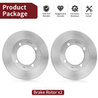 2X Front Brake Disc Rotor for Suzuki Eiger 400, Eiger 500, Kingquad 400, Vinson 500 (2002–2018)