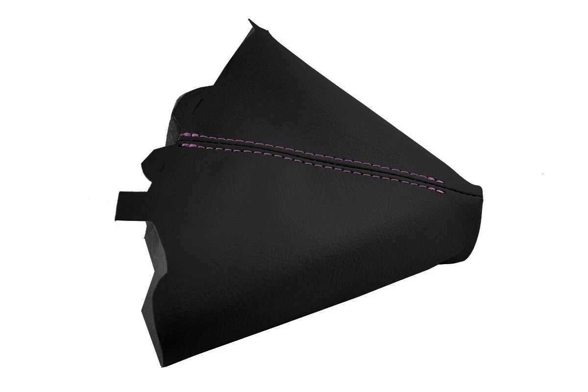 Leather Manual Shift Boot for Ford Mustang (2005–2009) Purple Stitch