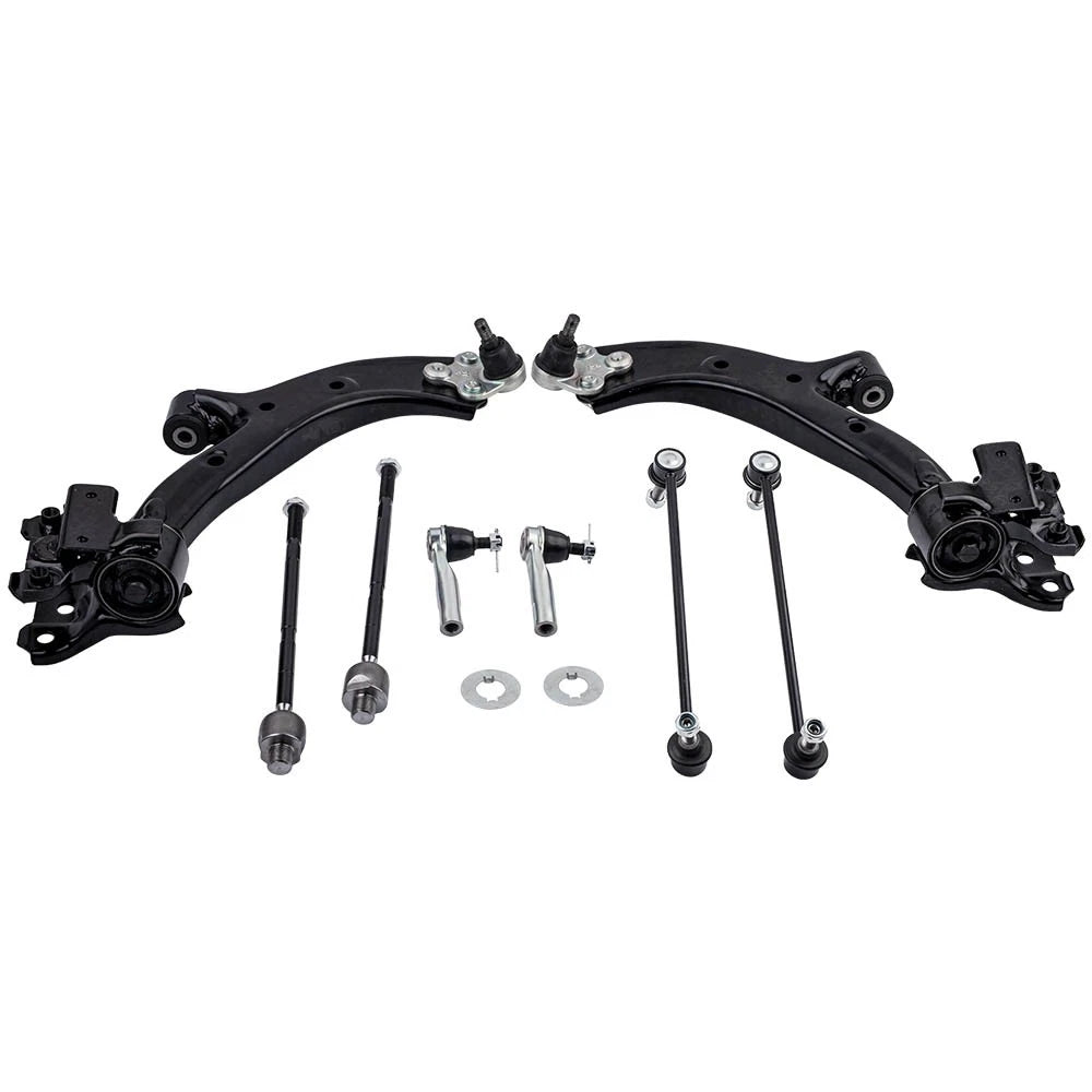 8x Front Lower Control Arm Sway Bar Tie Rods for Honda CR-V (2007–2011)