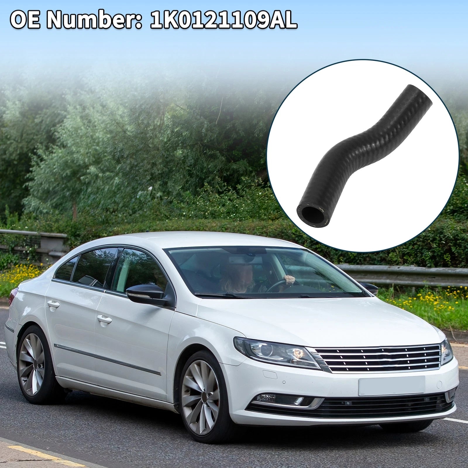 Radiator Hose Coolant Pipe for Volkswagen CC 2009–2017 No. 1K0121109AL