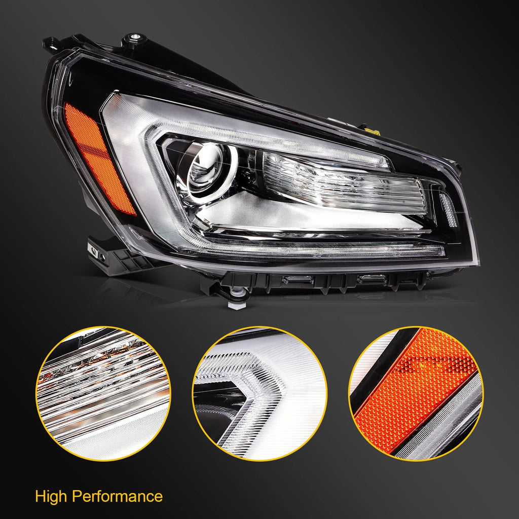 Right Passenger Side LED Headlight Assembly for GMC Acadia (2013–2016)