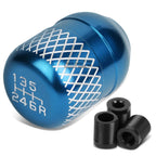 6-Speed MT Transmission Shift Knob for JDM Vehicles (Light Blue)