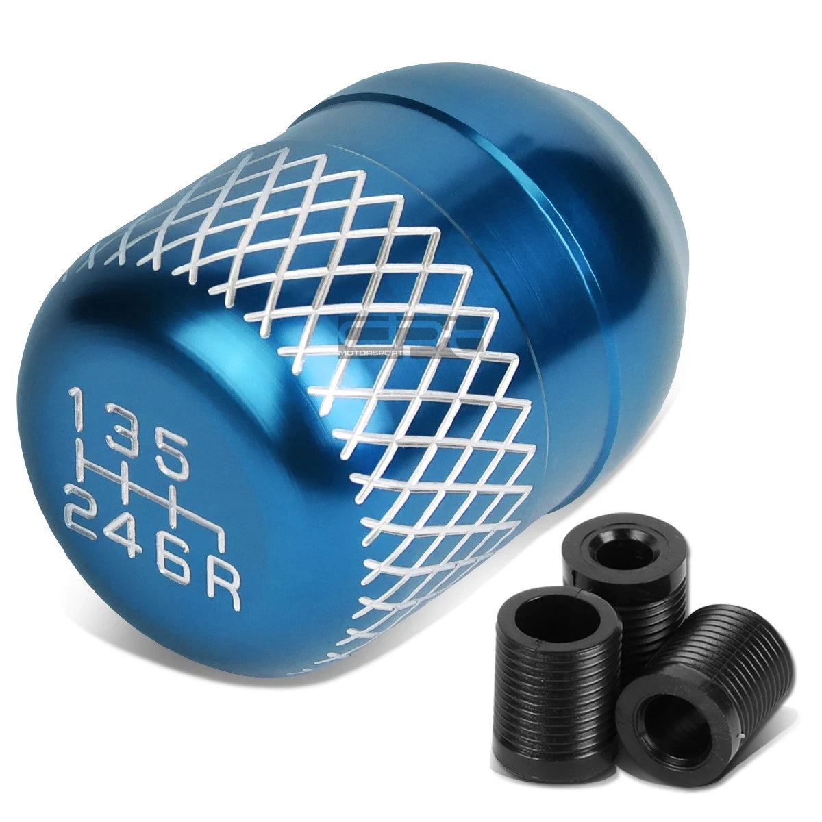 6-Speed MT Transmission Shift Knob for JDM Vehicles (Light Blue)