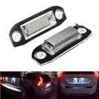 2X LED License Plate Light for Volvo S40 S60 S70 S80 V50 V70 C70 (2000–2016)