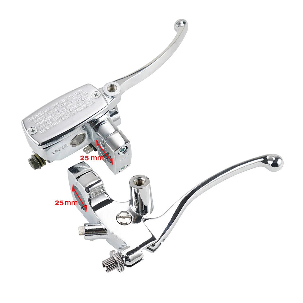 1" 25mm Universal Brake Master Cylinder Lever Clutch Lever for Motorcycle
