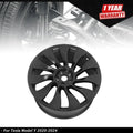 21" x 10.5" Matte Black Replacement Wheel Rim for Tesla Model Y (2020–2024)