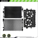 A/C Cooling Fan & Radiator & Condenser Kit for Ford Escape (2009–2012)