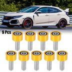 9 Pcs M8x1.25 Header Manifold Cup Washers Bolts for Honda Acura 